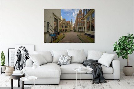 Foto's in kleur van de stad Amsterdam